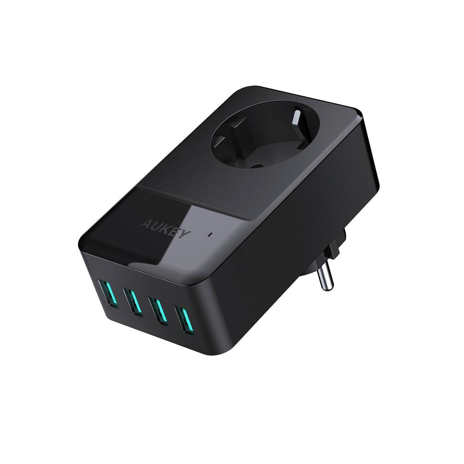 chargeur secteur aukey 4 ports+secteur