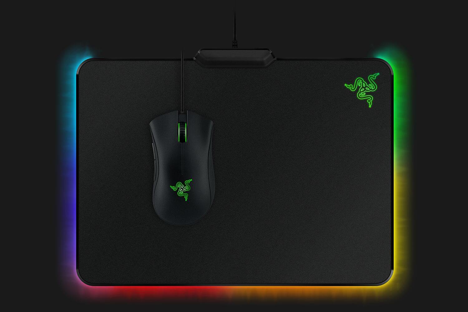 Razer Firefly avec Deathadder de haut