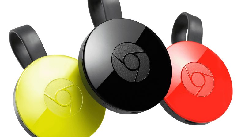 3 couleurs du chromecast