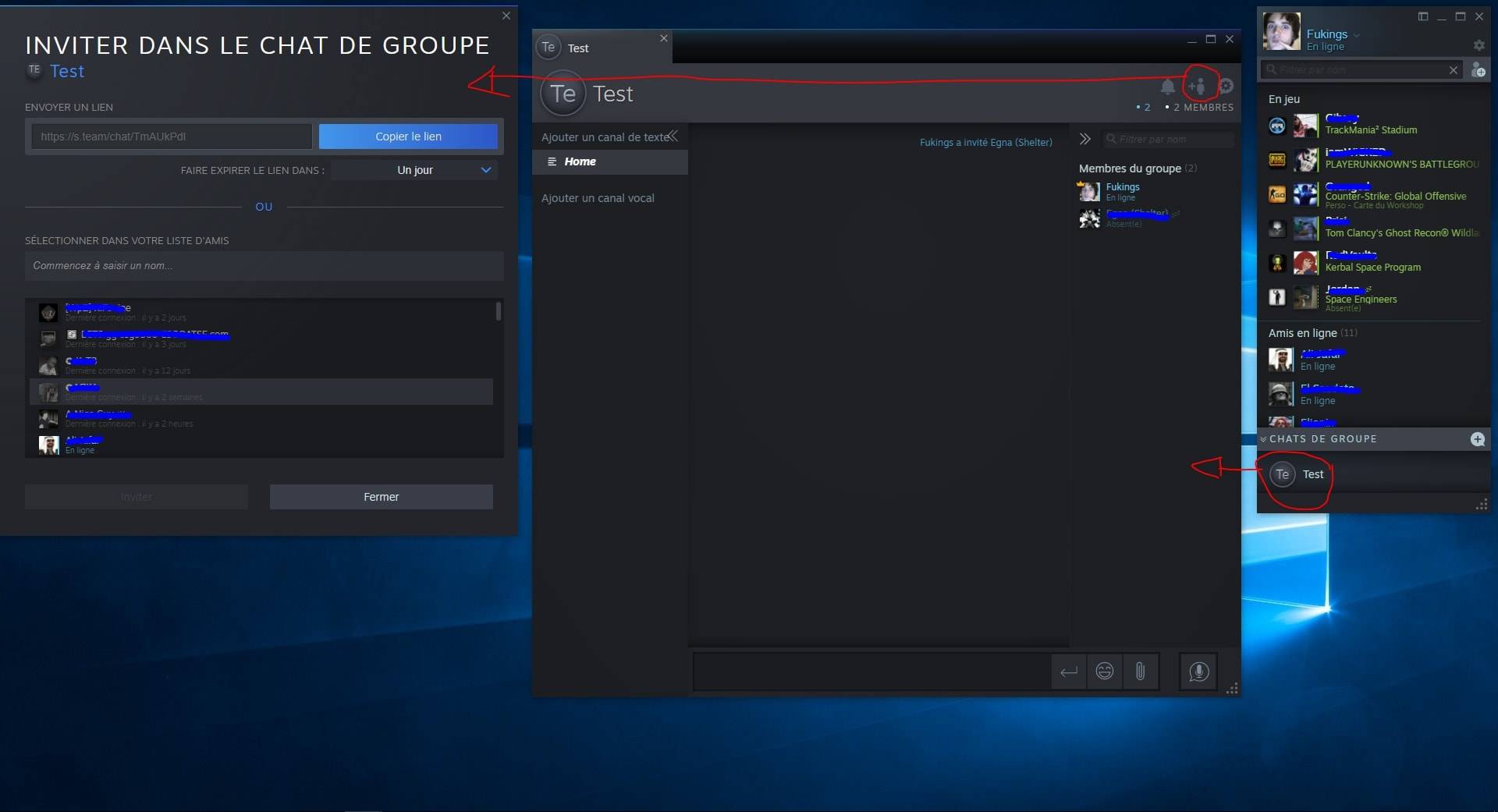 Visuel salon steam chat