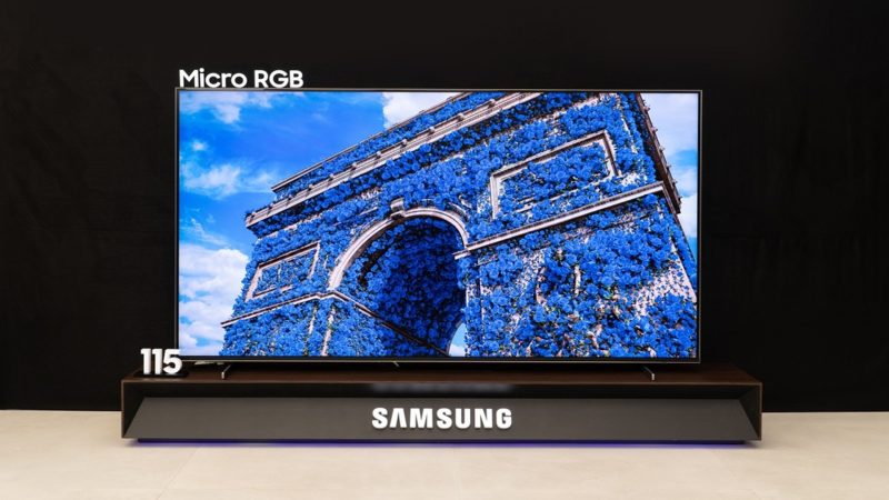 Samsung Micro RGB téléviseur 115 pouces micro-LED RGB